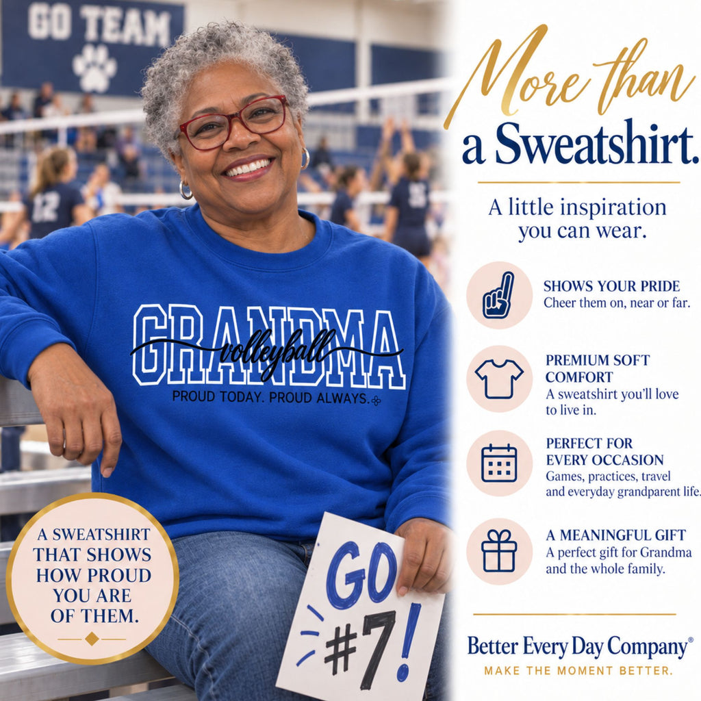 volleyball grandma sweatshirt main