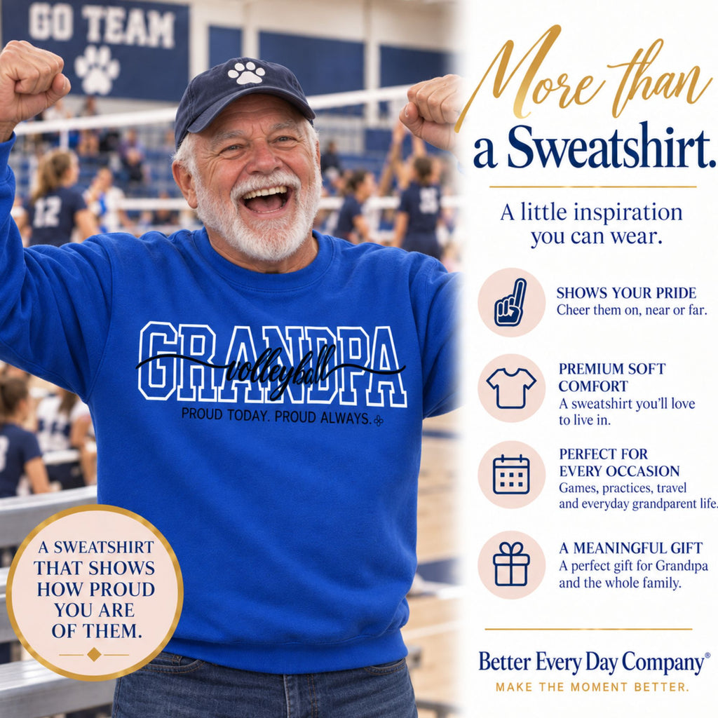 volleyball grandpa sweatshirt main