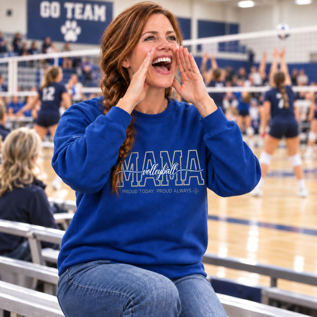 Volleyball Mama Sweatshirt - full photo