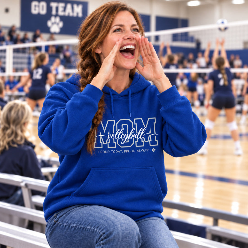 Volleyball Mom Hoodie - full photo