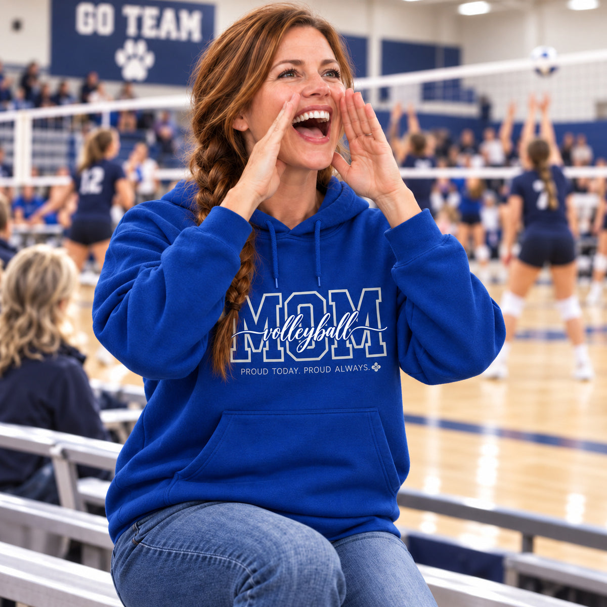 Volleyball Mom Hoodie - full photo