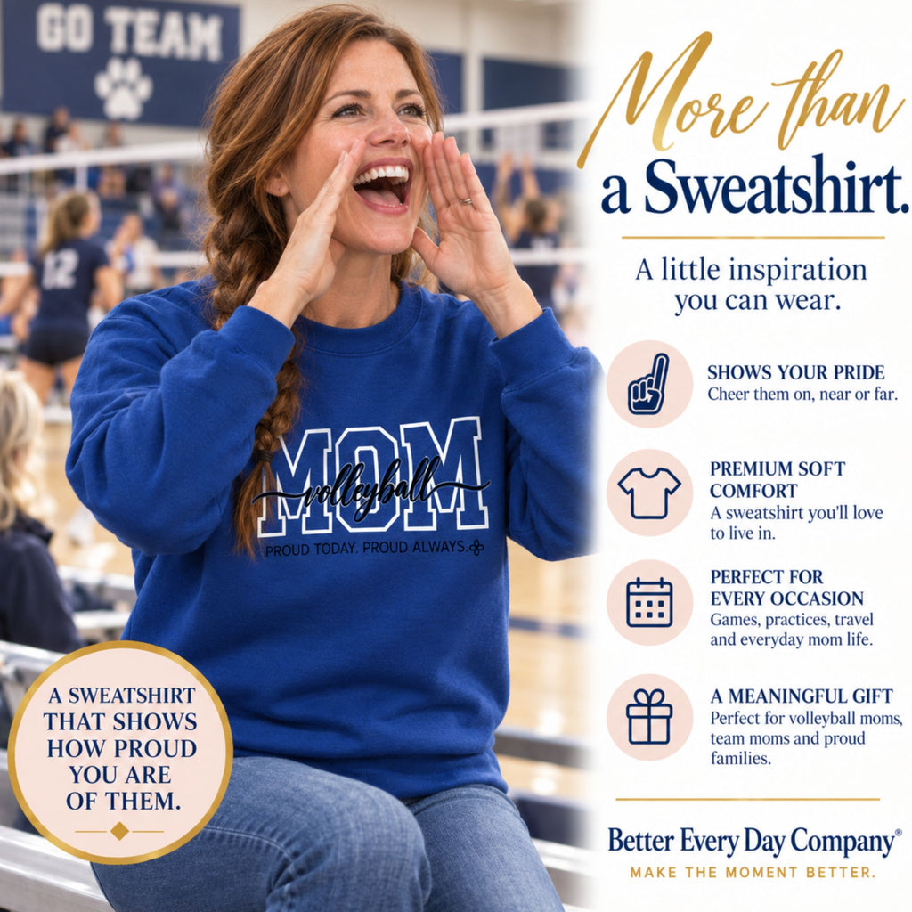 volleyball mom sweatshirt main