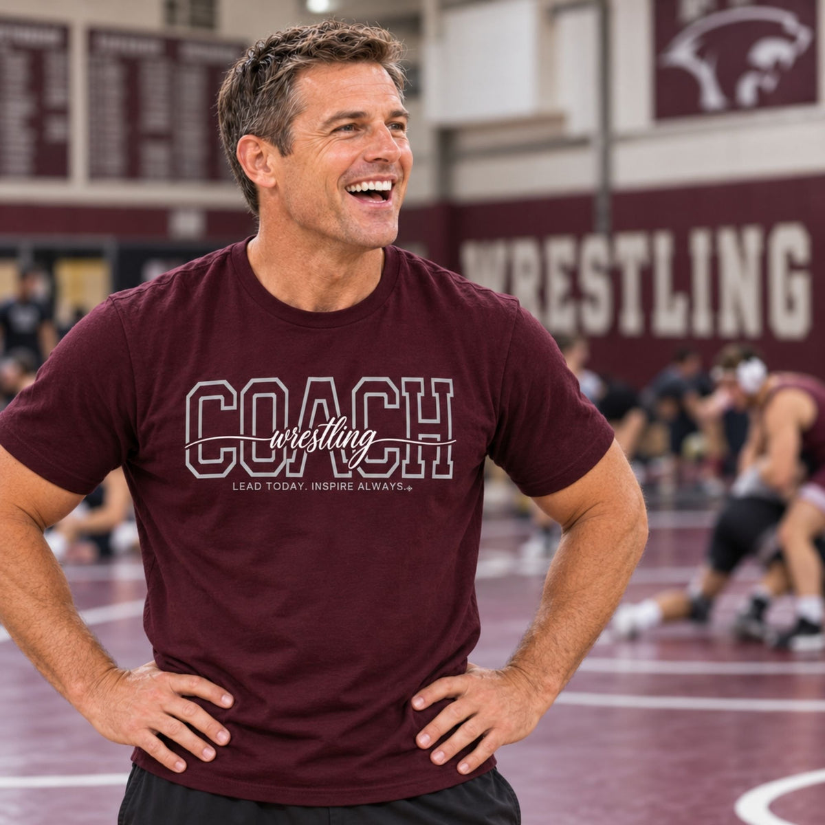 wrestling coach shirt full