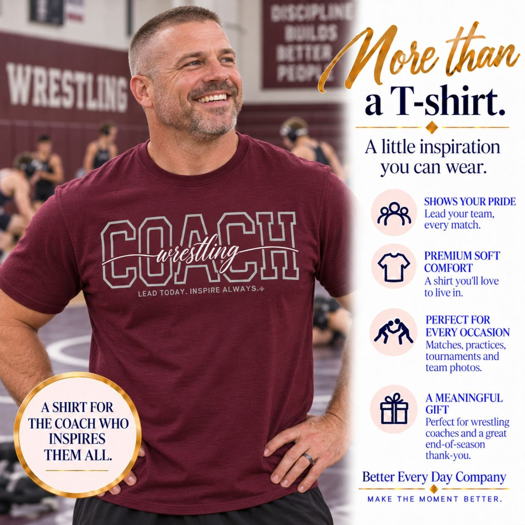 wrestling coach shirt main