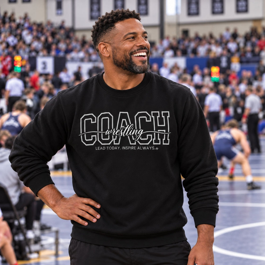 wrestling coach sweatshirt full