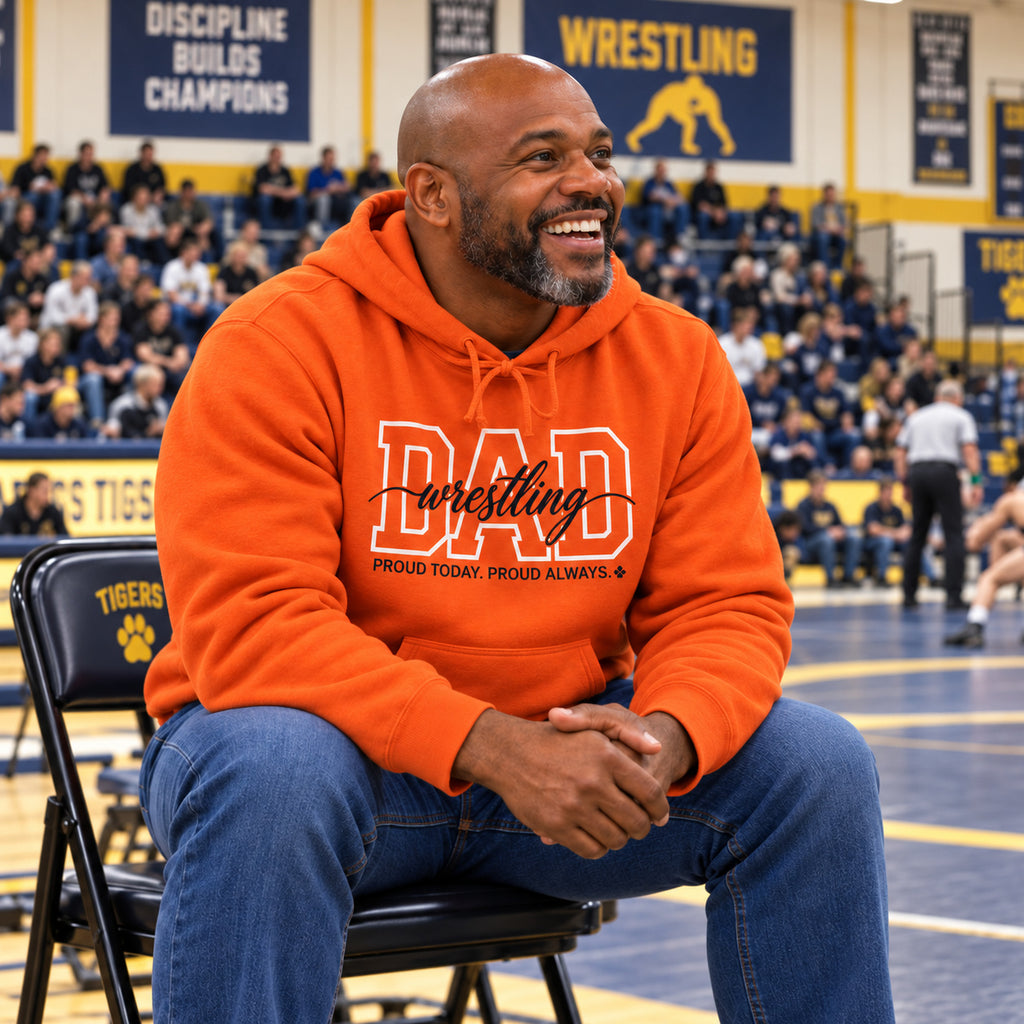 Wrestling Dad Hoodie - full photo