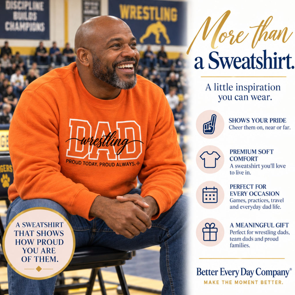 wrestling dad sweatshirt main