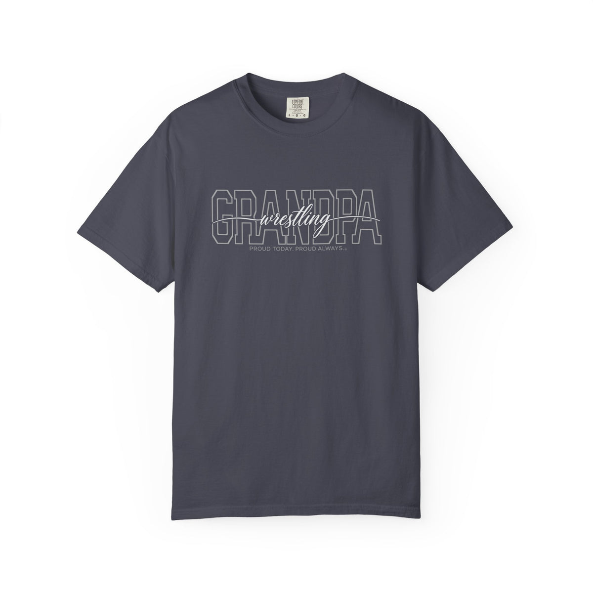 Wrestling Grandpa shirt - Navy