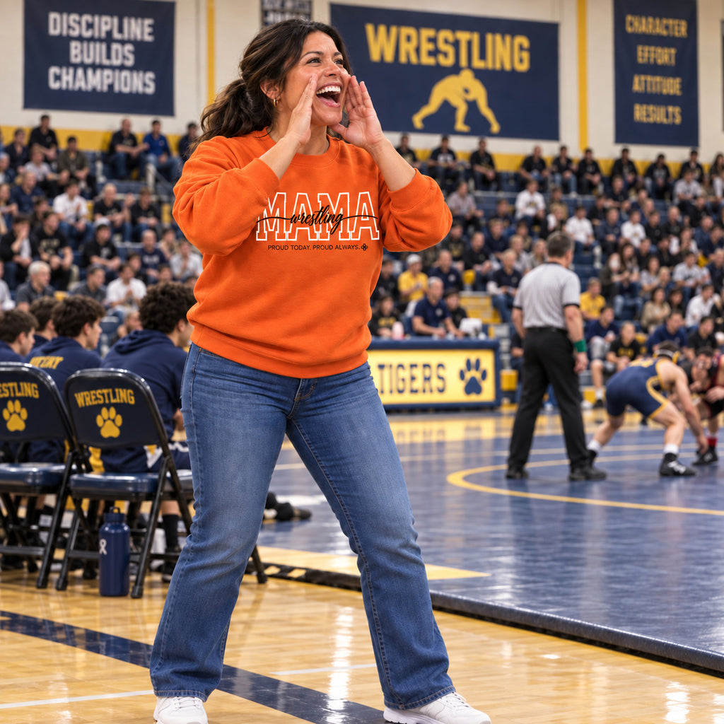 Wrestling Mama Sweatshirt - full photo