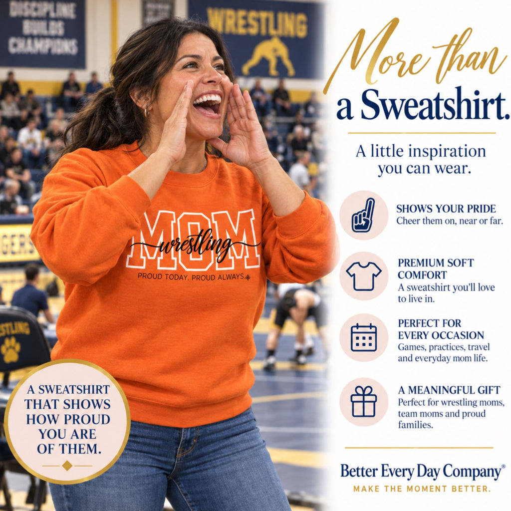 wrestling mom sweatshirt main