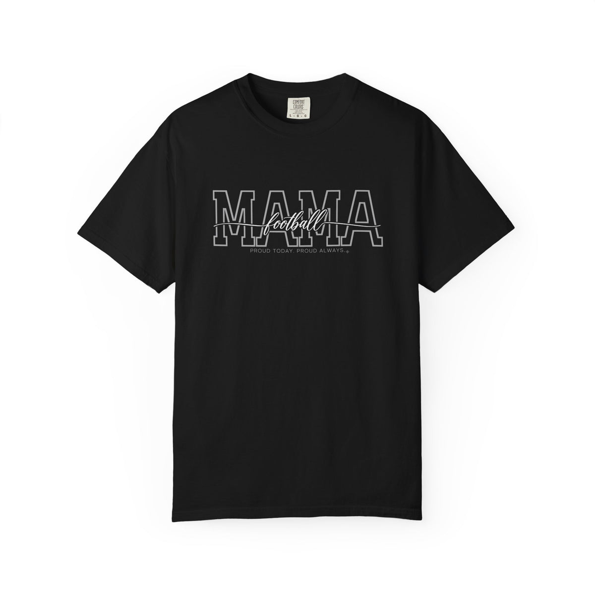 Football Mama Shirt - Black